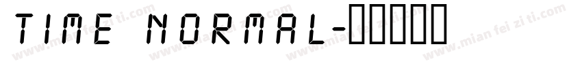 Time Normal字体转换